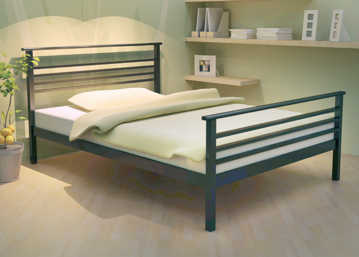 Акция на кровать - 10% при покупке кровати с матрасом . 