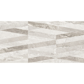 Настенная керамическая плитка Golden Tile Marmo Milano lines светло-серый 300x600x11 мм (8MG161)