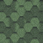 Бітумна черепиця Aquaizol Мозаїка 320х1000 мм зелений еко Хмельницький