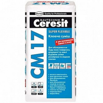 Клеящая смесь Ceresit СМ 17 Super Flexible 25 кг