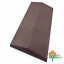 Коник для забору бетонний 285х680 мм коричневий Житомир