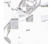 Керамогранитная плитка Cerrad Calacatta White Poler мозаика 29,7х29,7 см (5903313319621)