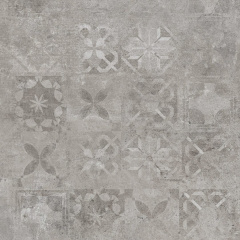 Керамогранитная плитка Cerrad Softcement Silver Poler Decor Patchwork декор 59,7х59,7 см (5903313318082) Кропивницький