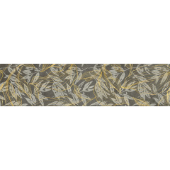 Керамогранитная плитка Cerrad Softcement Graphite Decor Flower Rect. декор 29,7х119,7 см (5903313315197) Надворная