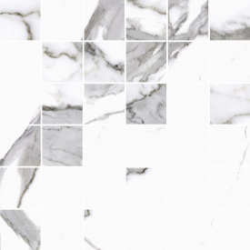 Керамогранитная плитка Cerrad Calacatta White Poler мозаика 29,7х29,7 см (5903313319621)