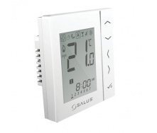Безпровідний кімнатний термостат SALUS з цифровою індикацією 4 в 1, 230V, білий VS20WRF