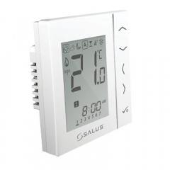 Беспроводной комнатный термостат SALUS с цифровой индикацией 4 в 1, 230V, белый VS20WRF Киев