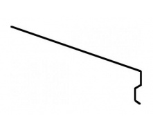 Планка Aquaizol КП-2 карнизная 0,5 мм 2 м коричневый