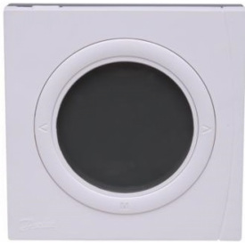 Danfoss Терморегулятор BasicPlus2 WT D 5-35 электронный 230V 86х86мм In Wall белый 088U0622