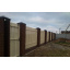 Штакетный забор 2x1м/0,45мм/DUOS Вишневое