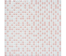 Мозаика стеклянная Kotto Keramika GM 410001 C2 White/Pink W 300х300 мм