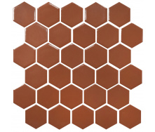 Мозаика керамическая Kotto Keramika H 6009 Hexagon Brown 295х295 мм