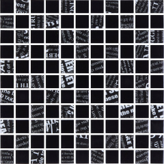 Мозаика стеклянная Kotto Keramika GMP 0425049 С2 Print 45/Black 00 300х300 мм Ковель