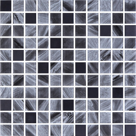 Мозаика стеклянная Kotto Keramika GMP 0425005 С2 Print 3/Black Mat 300х300 мм