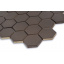 Мозаика керамическая Kotto Keramika H 6005 Hexagon Coffee Brown 295х295 мм Кременец