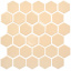 Мозаика керамическая Kotto Keramika H 6007 Hexagon Bisque 295х295 мм Киев