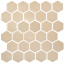 Мозаика керамическая Kotto Keramika H 6018 Hexagon Beige Smoke 295х295 мм Николаев