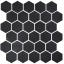 Мозаика керамическая Kotto Keramika H 6021 Hexagon Black 295х295 мм Івано-Франківськ