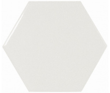 Плитка керамогранит Equipe Scale Scale Hexagon White 21911 10,7х12,4 см