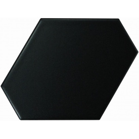 Плитка керамогранит Equipe Scale Benzene Black Matt 23832 10,8х12,4 см