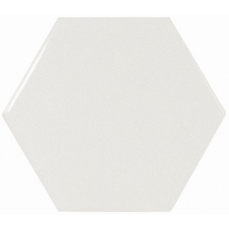 Плитка керамогранит Equipe Scale Scale Hexagon White 21911 10,7х12,4 см