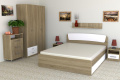 Комплект меблів в спальню Компаніт Класика №6 двоспальне лдсп дуб-сонома-комбі