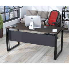 Письмовий стіл Loft-design G-160-16 з царгою прямокутна стільниця 1600х700 мм венге Вінниця