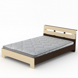 Двоспальне ліжко-140 Стиль Компаніт з узголів'ям дсп
