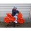 Качеля-качалка Мотоцикл Dali №322 оранжевый на пружине для детей Ужгород