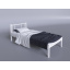 Металлическая кровать Амис-мини Тенеро 90х200 см односпальная белая Николаев
