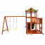 Дитячий майданчик Babyland-5 SportBaby дерев'яний комплекс вуличний будиночок із гіркою гойдалкою скелеолзка пісочниця Кропивницький
