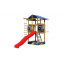 Дитячий майданчик SportBaby №7 дерев'яна вежа з гіркою мотузяною драбиною Королево