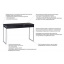Письмовий стіл Loft-design L-27-MAX 135х65х75 см ніжки-металеві хром з тумбою дуб-борас Камінь-Каширський