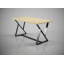 Обеденный стол Дио Тенеро 160х80 см прямоугольный с металлическими опорами универсальный Каменец-Подольский