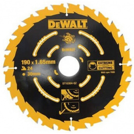 Диск пильный DeWALT 190х30мм 24 зубов (универсальное применение для DWE575,DWE576) (DT10304)