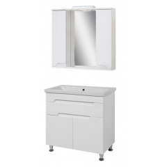 Комплект мебели для ванной комнаты Симпл 80 с умывальником Комо 80 Днепр