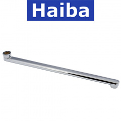 Гусак Haiba на ванну плоский прямой 40 см Луцк