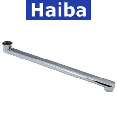 Гусак Haiba на ванну плоский прямой 35 см Луцк