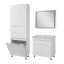 Комплект мебели для ванной комнаты Симпл 80 с умывальником Комо 80 + пенал Симпл 60 с корзиной Киев
