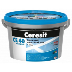 Эластичный водостойкий шов Ceresit Super CE 40 графит 2 кг Бушево