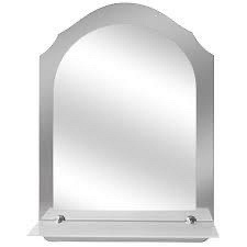 Зеркало арка с полкой для ванны 400x600 Кропивницкий