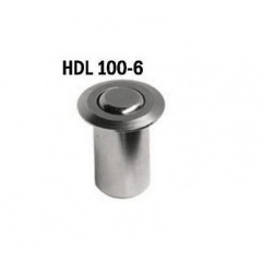 Ответная часть на стекло из нержавейки HDL-100-6 В ПОЛ 150R/D Лосинівка