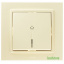 Выключатель кнопочный с подсветкой EL-BI Zena крем 500-010300-206 Днепр