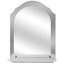 Зеркало арка с полкой для ванны 400x600 Николаев