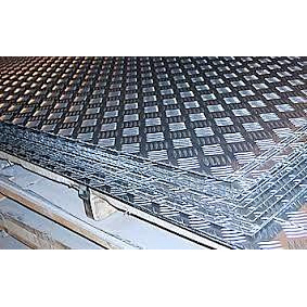 Алюминиевый лист рифленный 2,0 мм 1,25х2,5 мм 1050