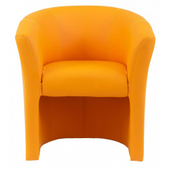 Кресло Richman Бум Единица 650 x 650 x 800H см Zeus Deluxe Orange Оранжевое Виноградів