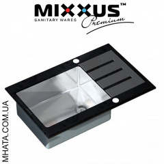 Кухонная мойка Mixxus MX(304)7851-200x1,2-HM-GLASS 1 Ахтырка