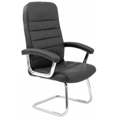 Офисное Конференционное Кресло Richman Лион Fly 2230 CF Хром Черное Запорожье