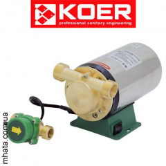 Насос для повышения давления KOER KP.P15-GRS15 (со шнуром и гайками) (пр-во Чехия) Сумы