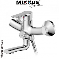 Смеситель для ванны короткий нос MIXXUS Premium Push Euro (Chr-009), Польша Запоріжжя